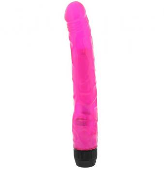 Розовый мультискоростной вибратор PINK POPSICLE 8 5 PINK VIBRATOR - 21,6 см